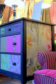 Image result for Beautiful Decoupage Furniture