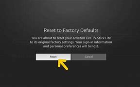 Image result for Factory Reset Buttons On Firestick
