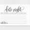 Image result for Date Night with a Book Printable Text