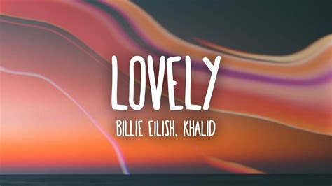 Lyrics Billie Eilish Lovely
