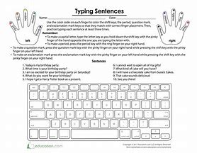 Image result for Free Printable Keyboarding Worksheets