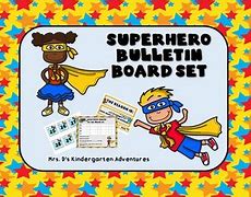 Image result for Superhero Bulletin Board Set