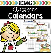 Image result for Calendar for Classroom