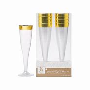 Image result for Disposable Plastic Champagne Glasses