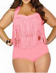 Image result for Crochet Pattern Plus Size Swimsuit