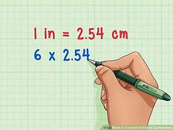 Image result for How to Turn Inches to Cm