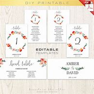 Image result for Wedding DIY Table Numbers Seating Charts