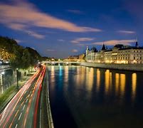 Image result for River Seine Paris at Night