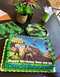 Image result for Fortnite Birthday Party Decorations DIY