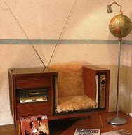Image result for Upcycled Old Console TV