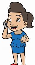 Image result for People Talking On Phone Clip Art