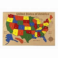 Image result for USA Map Puzzle for Kids