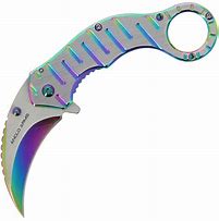 Image result for Rainbow Karambit Knife