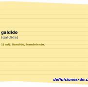 Image result for galdido