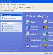 Image result for Windows XP Control Panel