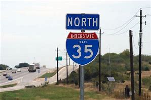 Image result for Interstate 35 Sign