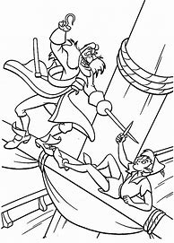 Image result for Free Printable Captain Hook Coloring Pages