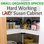 Image result for Lazy Susan Turntable Conversion for Cabinets