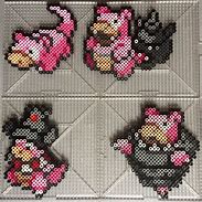 Image result for Pokemon Perler Beads Pink
