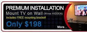 Image result for TV Installation On the Wall Image PNG