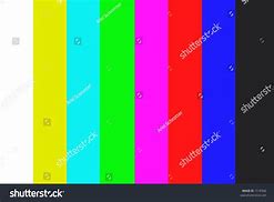 Image result for Color Bars On TV Sets