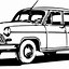 Image result for Old Car Clip Art Black and White