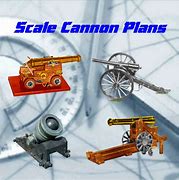 Image result for Model Cannon Plans Blueprints