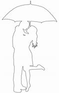 Image result for Black Couple Under Umbrella Silhouette