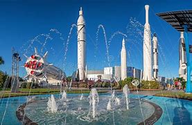 Image result for Cape Canaveral Rocket Garden Dusk