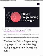 Image result for Future Language Map 2030