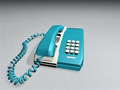 Image result for 1960s Desk Phone Blue