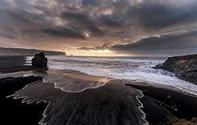 Image result for Beautiful Black Sand Beach