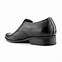 Image result for Men's Black Leather Slip-on Shoes