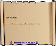 Image result for casualista
