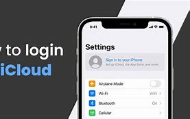 Image result for Login to iCloud On iPhone