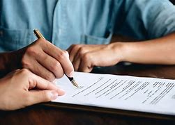 Image result for Guy Signing Contract