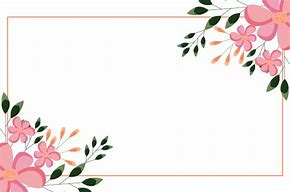 Image result for Blank Flower Invitation Template