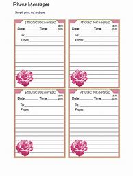 Image result for Telephone Message Template Printable
