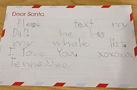 Image result for Funny Kids Santa Letters