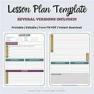 Image result for Teacher Year Plan Template