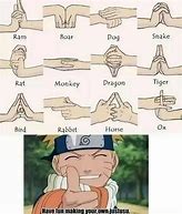 Image result for Naruto Hand Signs Chart