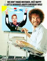 Image result for Bob Ross Birthday Meme