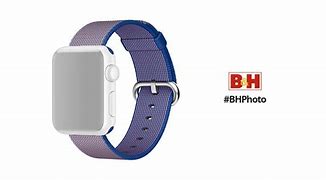 Image result for Apple Watch Woven Nylon Band Gold Royal Blue