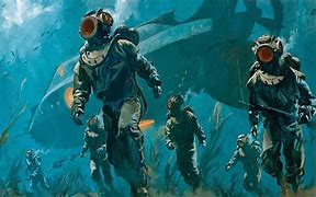 Image result for Painting Underwater Scenes