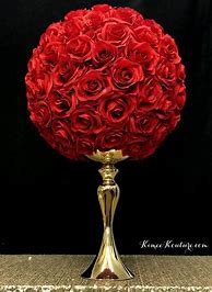 Image result for Red Rose Ball Centerpieces