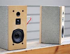 Image result for DIY Speaker Stands Cinder Block