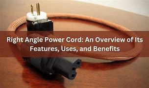 Image result for Right Angle Power Cord