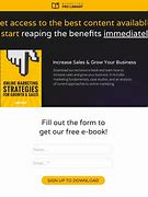 Image result for Landing Page for Ebook