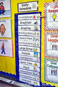 Image result for Daily Classroom Schedule Chart