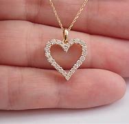 Image result for Heart Shaped Diamond Pendant Necklace